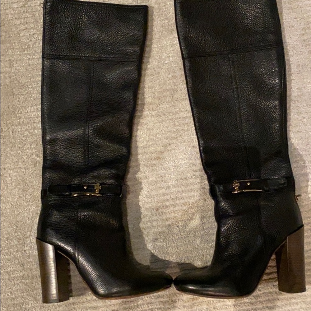 Tory Burch Knee High Leather Boots size 6.5